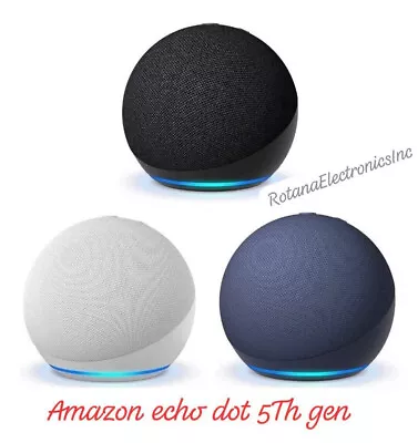 All New_Amazon Echo Dot 5Th Gen Smart Speaker With Alexa  Bigger Vibrant Sounds • $43.88