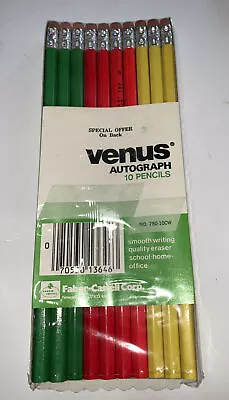 Vintage Venus Autograph 10 Pencils Faber Castell 780-10cw NOS • $10