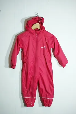 Peter Storm Baby Hooded Rain Suit -pink- Age 6-12 Months (na127) • £5.99