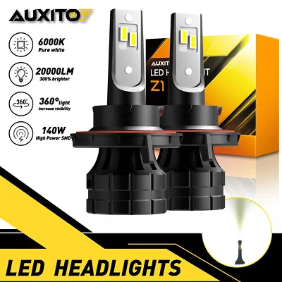 AUXITO White LED Headlight Bulbs H13 9008 For Ford F-150 04-2014 High Low Beam A • $26.59