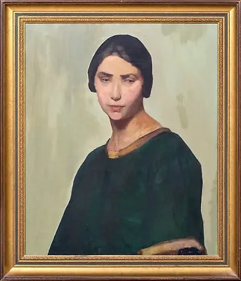 Large Early 20th Century Bloomsbury Group Lady Portrait ROGER FRY (1866-1834) • £2900