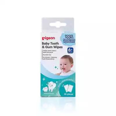 Pigeon Baby Tooth & Gum Wipes 20 Pack • $19.99