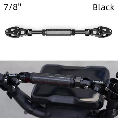 7/8  22mm Universal Motorcycle Adjustable Balance Handlebar Cross Bar Durable • $27.27