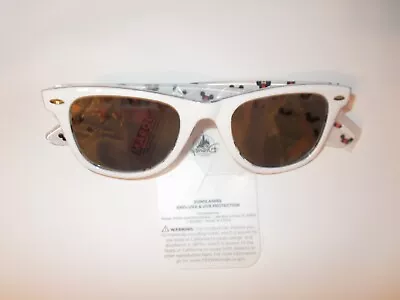 Disney Parks Mickey Mouse Ears Icon White Frame Adult Sunglasses • $23.99