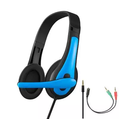 Maro Kids Headphone With Mic Toddler Headset For Gaming Music Airplane 3.5mm • $19.49