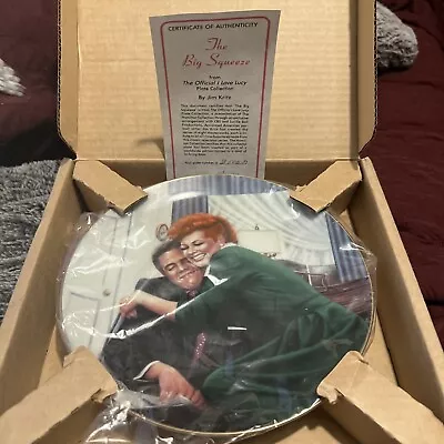 VINTAGE I Love Lucy Collector Plates: Complete Set Of 8 Hamilton Collection NIB  • $52