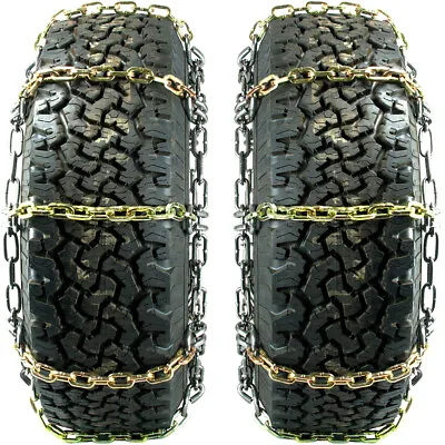 Titan HD Alloy Square Link Tire Chains On/Off Road Ice/Snow/Mud 7mm 35x10.50-15 • $667.67
