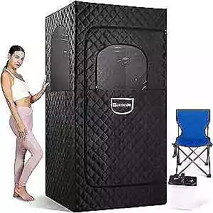  Super Large 1500W 4L Full Size Portable Steam Sauna Personal Home Spa W/ Remote • $464.46