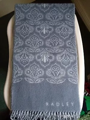 Radley Scarf Grey Paisley Design • £7.99