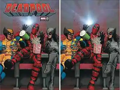 Deadpool 1 (2024) Nm Mayhew Movie Night Variant Trade & Virgin Variant Set • $40