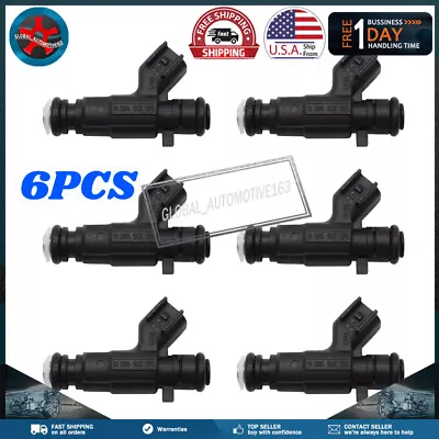 Set Of 6 Fuel Injectors 0280156131 For 2005-2008 Buick Allure LaCrosse 3.6L • $33.11