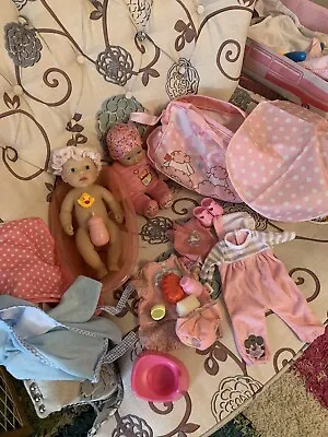 My First Baby Annabell Bathing Plus My First Baby Born Rattle Doll Plus Bath Acc • £15