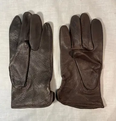 Cabelas Driving Gloves Men's Brown Leather - Size S • $19.99