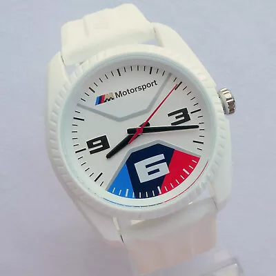 BMW M Power Motorsport White Edition GTR GTS Racing Sport Car Accessory Watch • $199.20