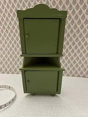 Dollhouse Miniature Corner Cupboard 1:12 • $2