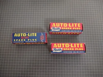 Vintage Auto-Lite (Autolite) ARL-8-Spark Plug - New Old Stock Set Of 3 • $15