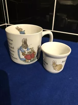 Vintage Wedgwood Peter Rabbit Mug & Eggcup  • £20