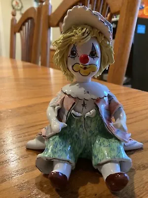 Zampiva Spaghetti Hair Clown Figurine Signed • $25