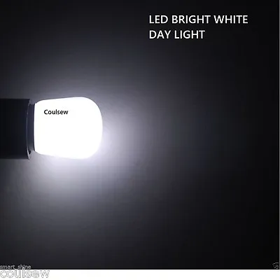LED 3W ULTRA BRIGHT WHITE Day Light Sewing Machine Bulb Lamp SCREW E14 3w • £7.50