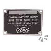 1928 1929 1930 1931 1932 1933 1934 1935 1936  Ford Data Plate • $8.99