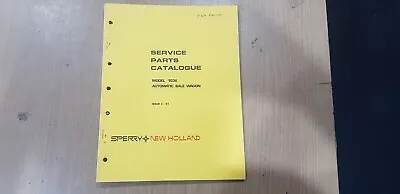 Sperry New Holland Model 1036 Automatic Bale Wagon Service Parts Catalogue • $25