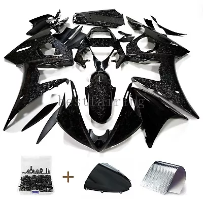 Forged Carbon Fiber Fairing Kit For Yamaha YZF R6 2003 04 / R6S 2006-2009 +Bolts • $538