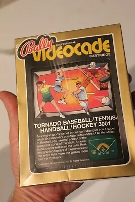 $18.99 • Buy Bally Astrocade Videocade Game Tornado Baseball/Tennis/Handball/Hockey 3001