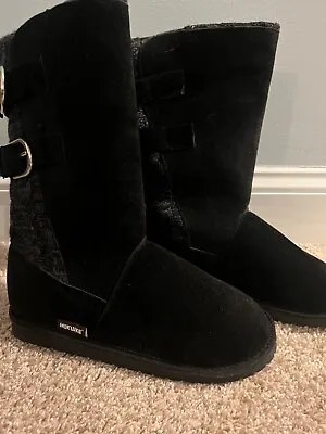 Mukluks Black Boots Size 9 New Style 16969 • $35