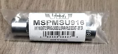 VIM Tools Pro Magnetic 9/16  Universal/ Flex Spark Plug Socket 3/8dr #MSPMSU916 • $29.99