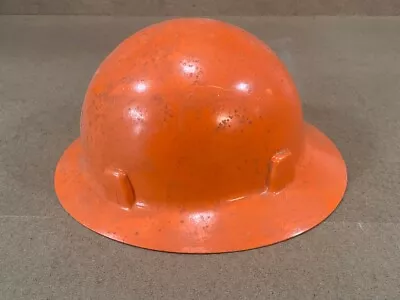 Vintage Msa Full Brim Fiberglass Hard Hat Safety Helmet M-s-a • $49.99