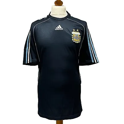 ARGENTINA 2007/09 Adidas Away Football Shirt (L) International Vintage Soccer • £49.99