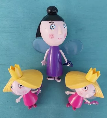 Ben And Holly’s Little Kingdom 3 Figures Nanny Plum & Holly X 2. Used Condition  • £6