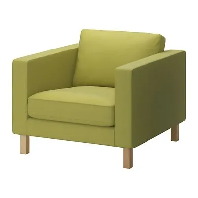 Genuine Ikea Karlstad Armchair Cover Sivik Yellow-Green 302.491.03 • £175