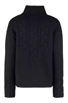 NWT  'S Max Mara Black Cashmere Wool Sweater Size S MSRP  $ 610.00 • $159