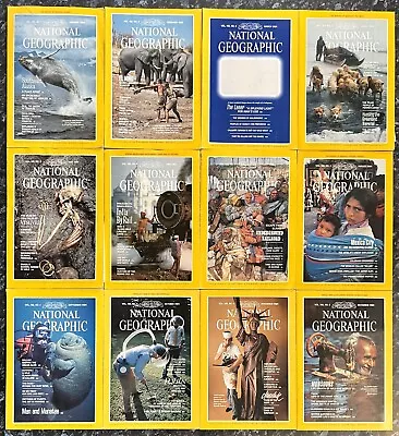 National Geographic Magazines Year 1984 Complete Set • $12
