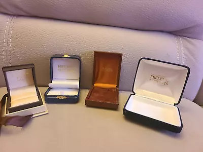 $25.07 • Buy Rare Two Frederic Goodman & John Weldon And Zales Jewelry Boxes Empty.