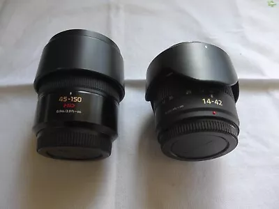 2x Panasonic Lumix Lenses With 4/3 Mount • £140