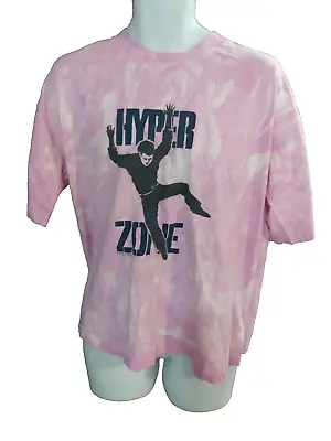 Vintage 90s Generra Hypercolor Tie Dye T Shirt Hyper Zone Large Single Stitch • $54.62