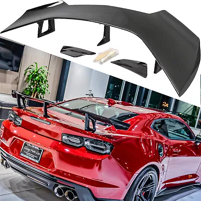 Rear Spoiler Trunk Wing For 6th Gen 2016- Chevy Camaro ZL1 1LE Style Gloss Black • $195.99