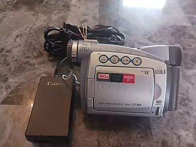Canon Zr80a Minidv Mini Dv Camcorder Camera Tested Works • $69.99