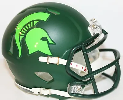 2021 Michigan State Spartans Custom Riddell Mini Helmet Vs Maryland • $69.50