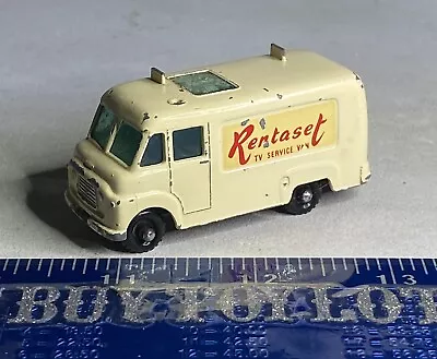 Vintage Matchbox Lesney - Rentaset TV Service Repair Van Truck #62b - Cream 1963 • $9.95