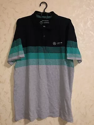 Rare Mercedes Benz Petronas Motorsport Team Polo Shirt Size Xl Mens • $49.99