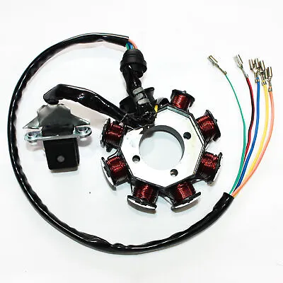 8 Pole Magneto Flywheel Stator 150cc 200cc 250cc Engine PIT Quad Dirt Bike ATV • $41.22