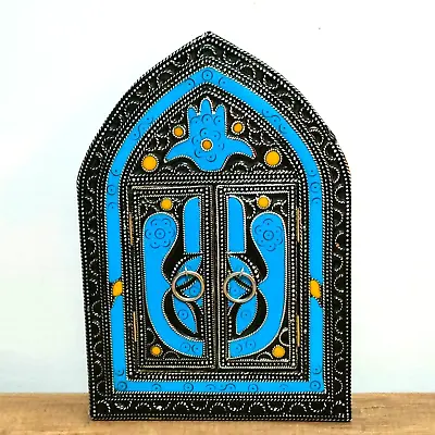 Handmade Wall Mirror MetalcopperVintage Moroccan Decor With Doors Hanging • $85