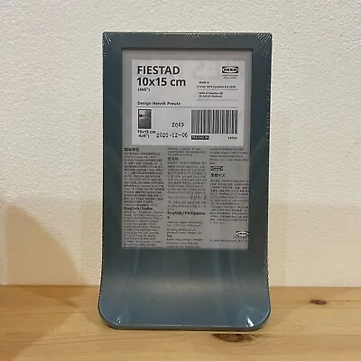 Brand New RARE IKEA FIESTAD 10 X 15 Cm Reversible Photo Frame Free Stand Blue • $23.22