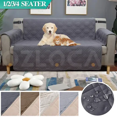 Sofa Cover Pet Couch Covers 100% Waterproof Protector Slipcovers 1 2 3 4 Seater • $18.99