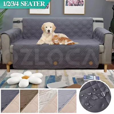 Sofa Cover Pet Couch Covers 100% Waterproof Protector Slipcovers 1 2 3 4 Seater • $16.99