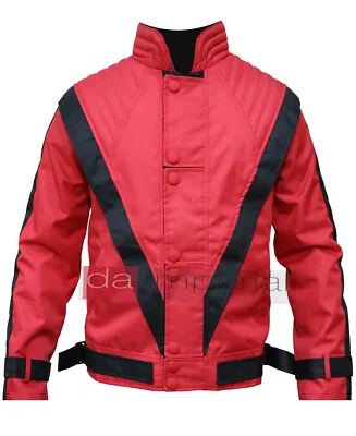 MJ Thriller Red Cordura Jacket Michael Jackson Red Jacket Sizes XXS-5XL • $53