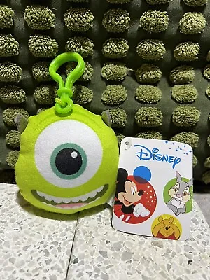 New Disney Mike Wazowski Soft Plush Keyring Bag Buddy With Tags • £10